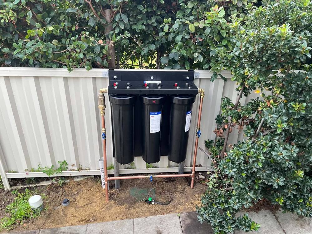 ProperWater whole-home filtration system installed in a Perth home