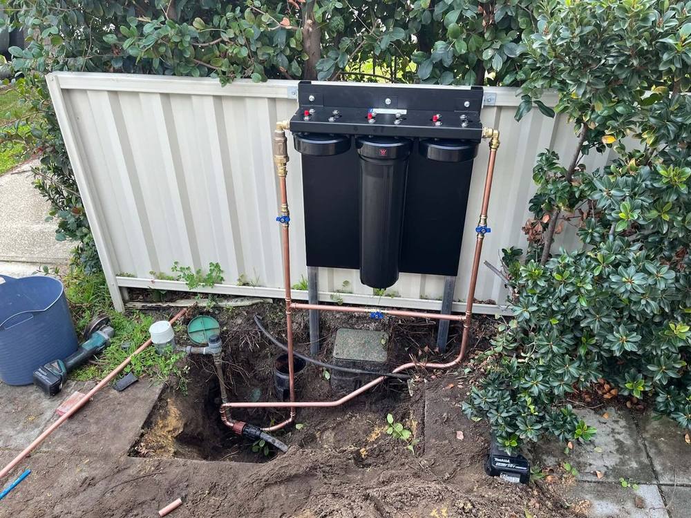 ProperWater whole-home filtration system installation — Perth